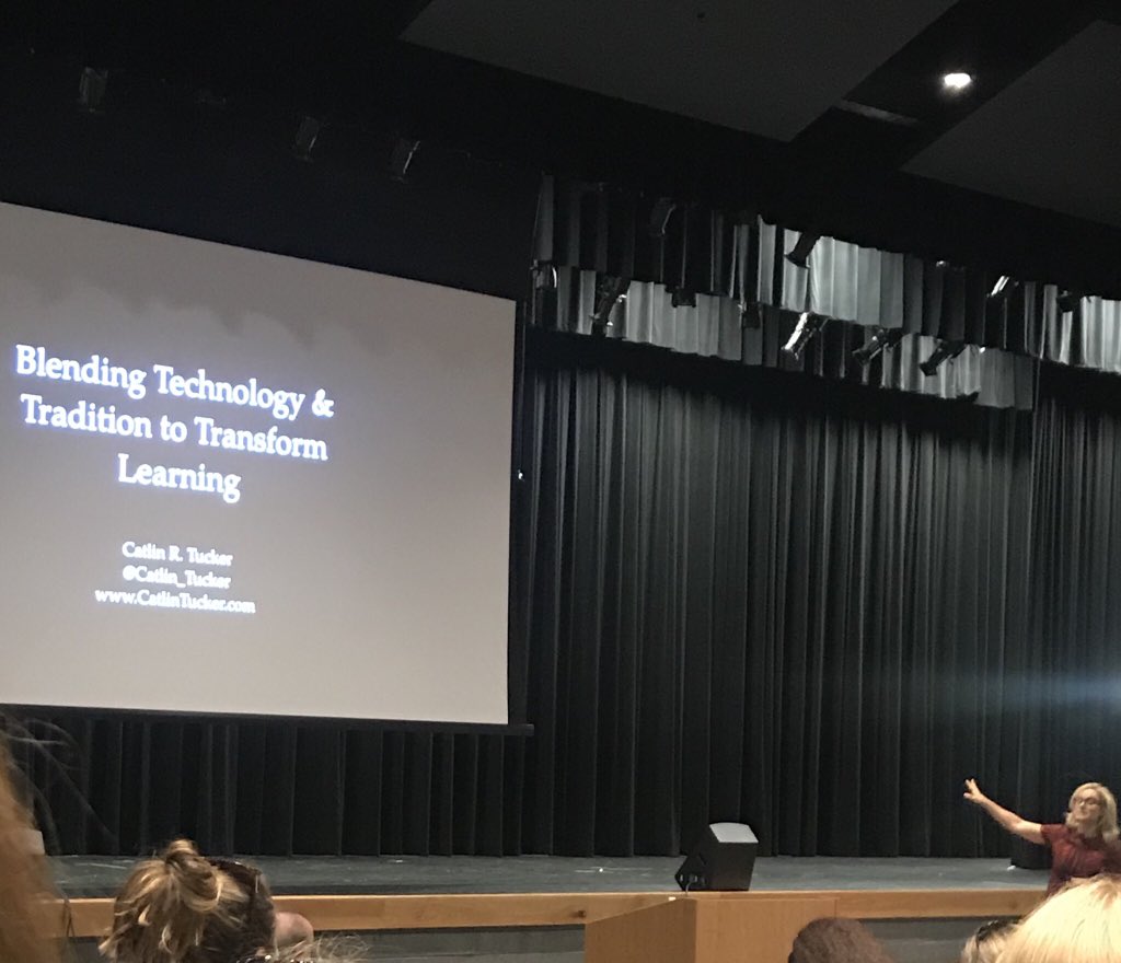 lmwharton's tweet photo. Diving deeper into blended learning through speaker @catlin_tucker #kidsdeserveit #wcpsmd https://t.co/OTbDgRW4Yj