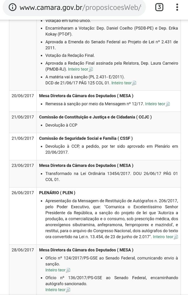 domingasdelsant's tweet photo. Post 3. #PL2431_11 Projeto de Lei do @felipebornierrj amfepramona fenproporex mazindol🇧🇷💊
#INC666_11 #PL2431_11 #REC261_13 #PLC61_15 #REQ4415_16 #LEI13454_17 #PDC1123_13 #PDS52_14 #DLG273_14 #ADI5779
https://t.co/KoUa0Fxb8h https://t.co/KiDyqakmZ5