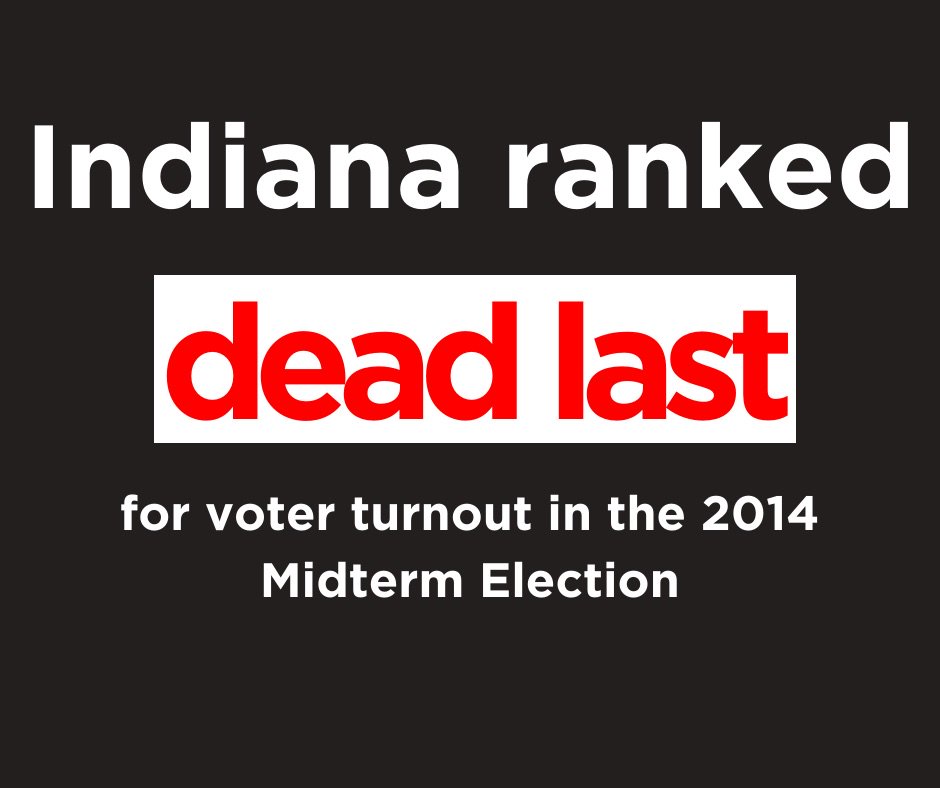 listenup_indy's tweet photo. The #Indiana voter registration deadline is Oct. 9th.

If you have an Indiana State ID or Driver's License, you can register at https://t.co/I4uJ54tT5A. 

@Indivisible_IND @Indivisible_IN9 @indpls_now @NCIndianaMoveOn @IndianaVbm @Indiana_NOW @womensmarch https://t.co/62Qx5KSEF3
