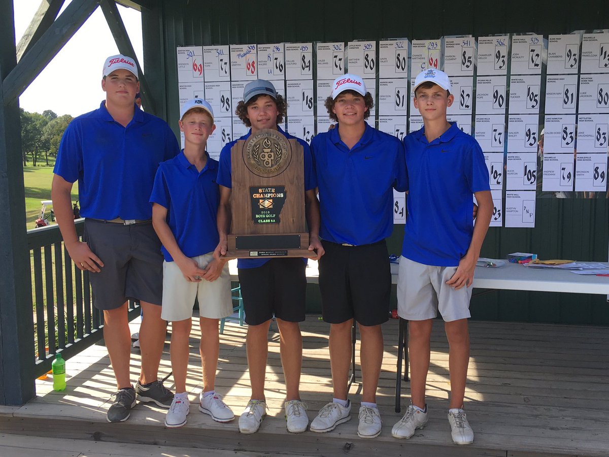 psdrams's tweet photo. Congratulations PHS Golf Team!  Class 5A State Champions!  #psdrams https://t.co/jzcI2TUlsm