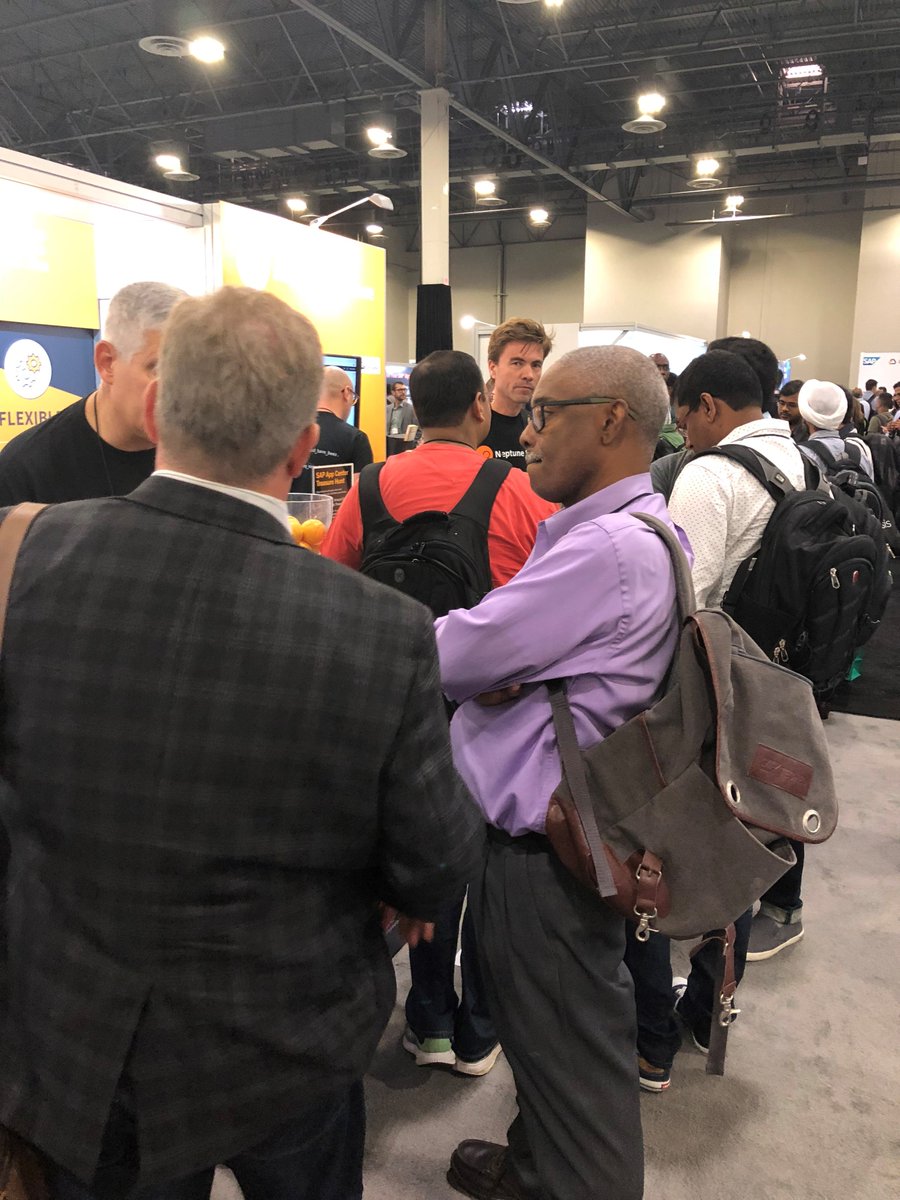 NeptSoft's tweet photo. Want to Interact with Any System? Check in with the Neptune Tech Team to find out how. #SAPTechEd Las Vegas #booth360 tomorrow to see live demos on how to develop #SAPFiori #UX better with our #DigitalExperience Platform https://t.co/s0gvBhHd63