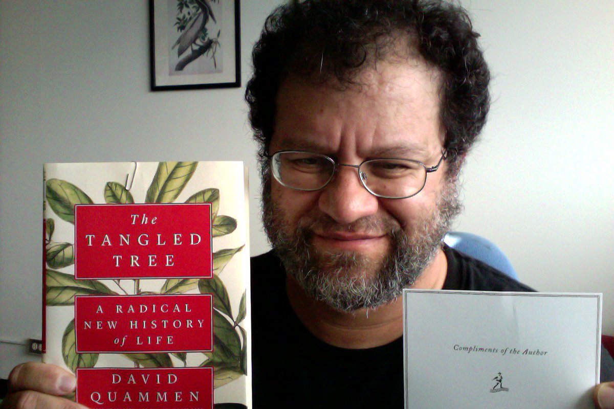 phylogenomics's tweet photo. Thanks @DavidQuammen and @simonschuster - I know I should have read this already but just have not had chance yet ... but now I will ... #TheTangledTree #Evolution https://t.co/l7GOCmZJW9