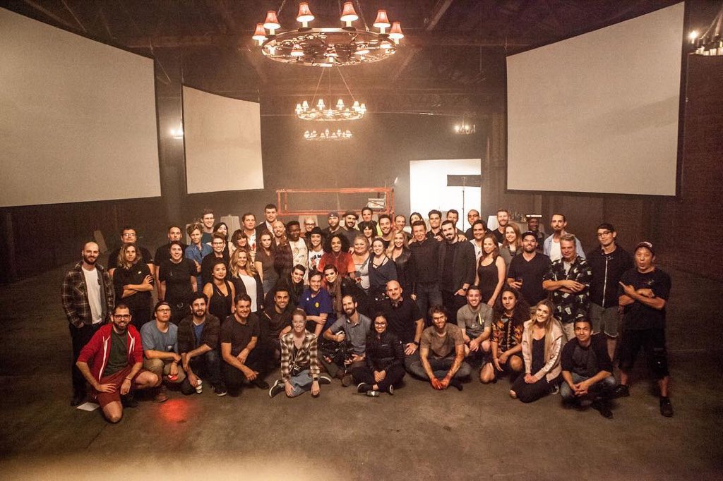 StydiasSa's tweet photo. Holland with cast and crew members of #ERL movie. https://t.co/W72KDd4oHQ