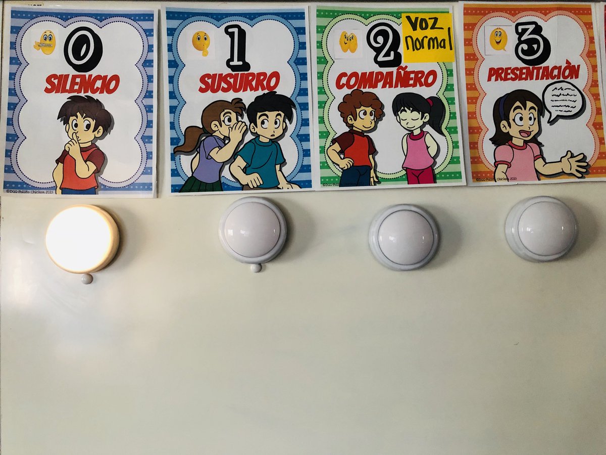 mzavala_rsd's tweet photo. This Noise Level visual has really worked wonders for my classππΌ#CHAMPS #VoiceLevelZero The kids especially like to be appointed to go up and switch the LED light to our Noise Level for the Activity! @RioRealSchool https://t.co/Tfj4LhtY4h