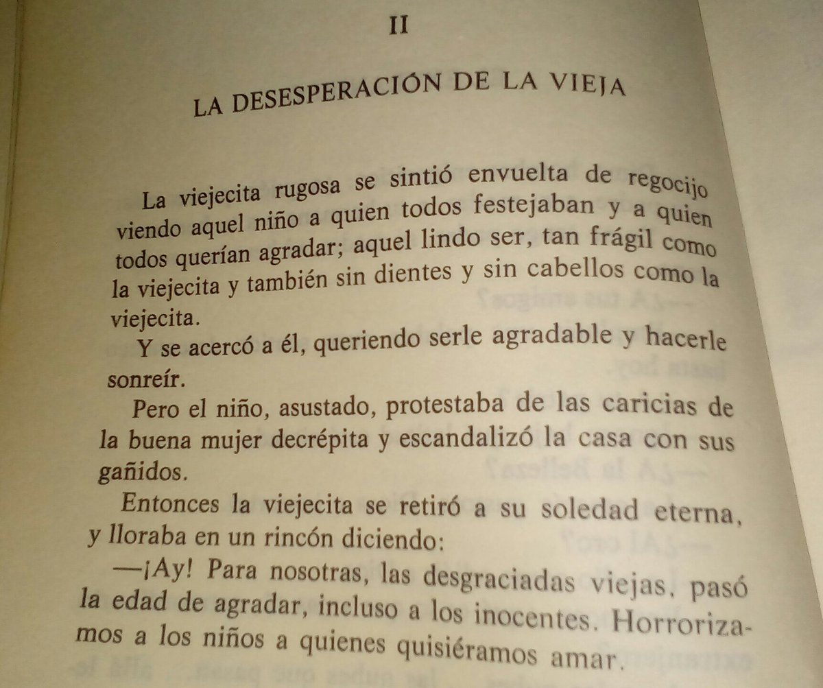 Dzoara14's tweet photo. Este #poema en #prosa forma parte de "El Spleen de París" escrito por Charles #Baudelaire hace más de 100 años, ¿qué tanto ha cambiado nuestro concepto de #vejez y #envejecimiento? ¿cuánto nos llevará jubilar el #edadismo? https://t.co/4E5Dxa0t9K