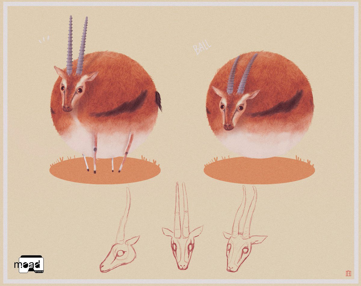 MoadStudio's tweet photo. Turn, be like a gazelle! #2dart #conceptart #ilustration #gazelle #gacela #animal #IndieGameDev #indiegames #videjuego #moadstudio https://t.co/IABh4ZFfID