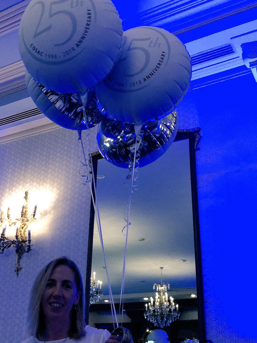 sbj24's tweet photo. @COSACSABSA sporting the COSAC 25th anniversary balloons #COSAC2018 https://t.co/inEAWGPEKS