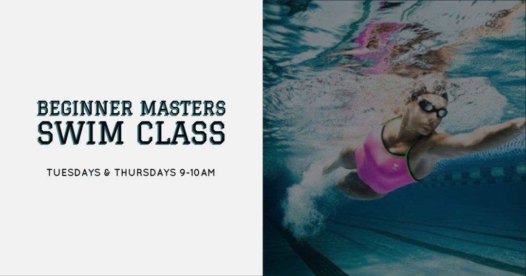 ScottValleyClub's tweet photo. Join us on Tuesday’s and Thursday’s from 9-10am for our beginners masters swim class! Perfect for swimmers that want to perfect their technique and build endurance. Members: $6 drop-in or $30 for the month. $20 drop-in for non-members. https://t.co/t5YCRG7pTg