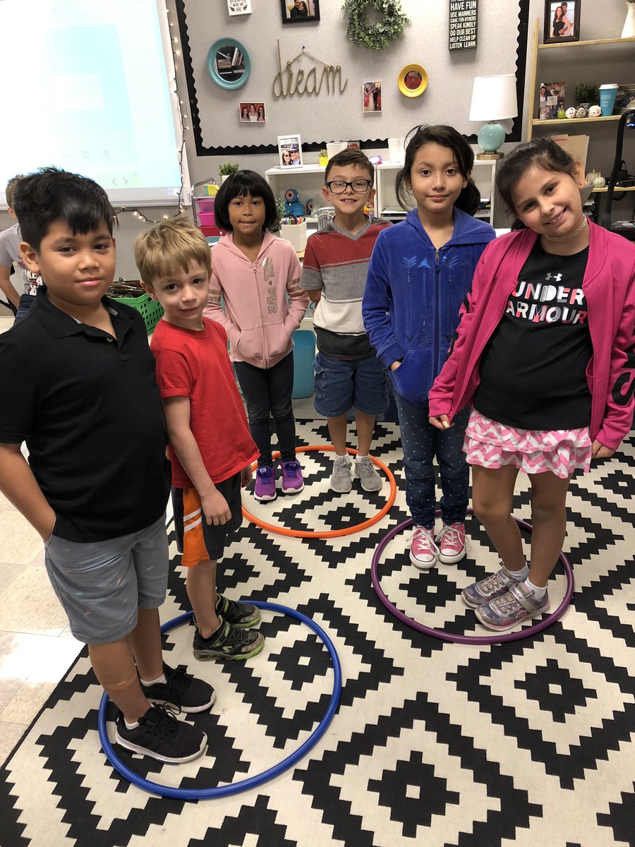kcross34's tweet photo. Started our multiplication unit with PE equipment! Hula hoops make great equal groups! Thanks, coach! #CrossChronicles #mathishandson https://t.co/tBI3vvc98o