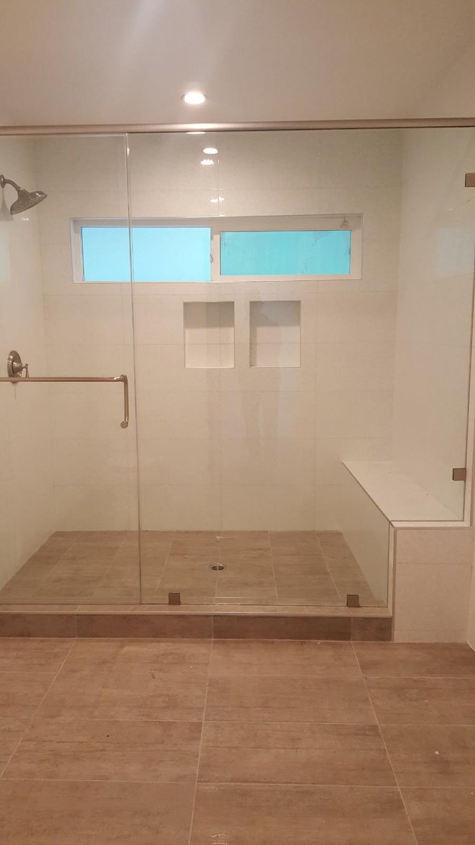 StateWideConstr's tweet image. During &amp;amp; After Bathroom Remodel
Contemplating a home remodel? State Wide Construction &amp;amp; Remodeling offers unbeatable prices and terrific service! Give us a call today to receive your FREE quote!
✆ 1(800)840-5377 | (818)633-5462 
#homeremodel #modernshower #contractor
