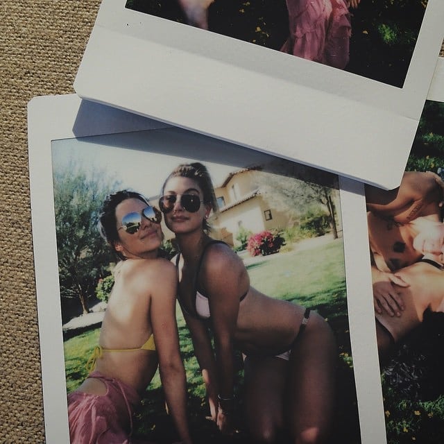 April 9, 2015. Hailey via Instagram: "Good start to coachella." (just the first picture).