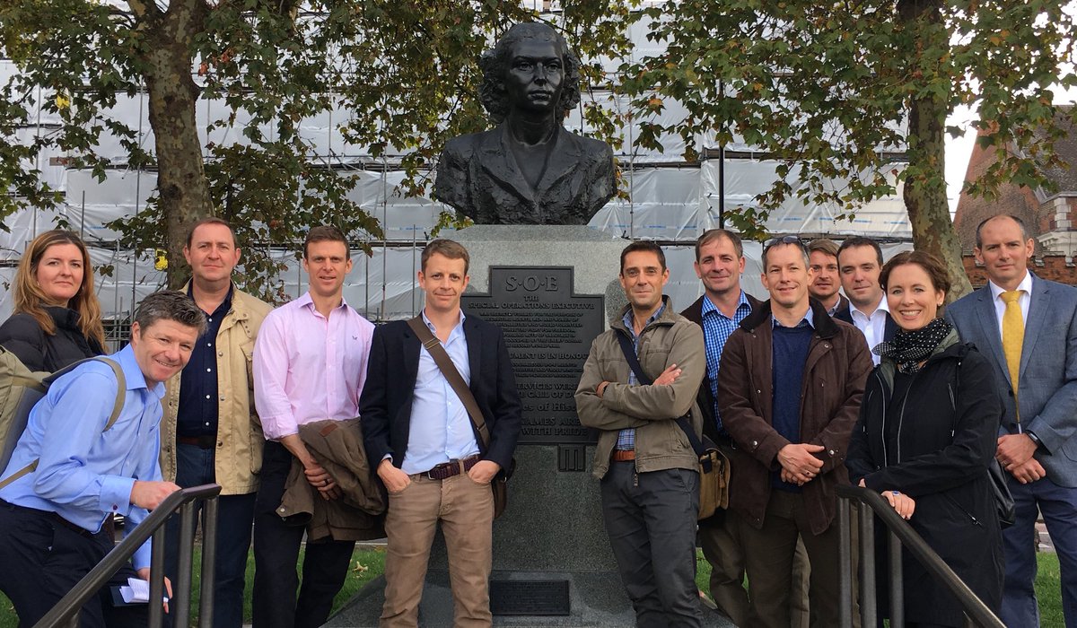 MvrSp's tweet photo. Another great team development day in London studying the inspiring methods and innovative capabilities employed by the #SOE. Thanks to @PimentoConnect and @GraemeGeordie for facilitating such an excellent day @I_W_M @CombatStress https://t.co/BuHoFhb2cb