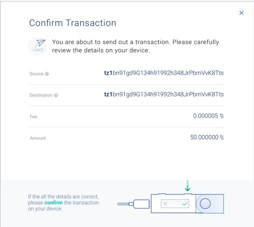 Great news about Ledger and <a href="/TezBox_Wallet/">TezBox</a>! We are also chipping away on Ledger support. 😎 It will take us a bit longer as we are maintaining cross-compatibility between BIP44 / BIP39 hardware and HD wallets.