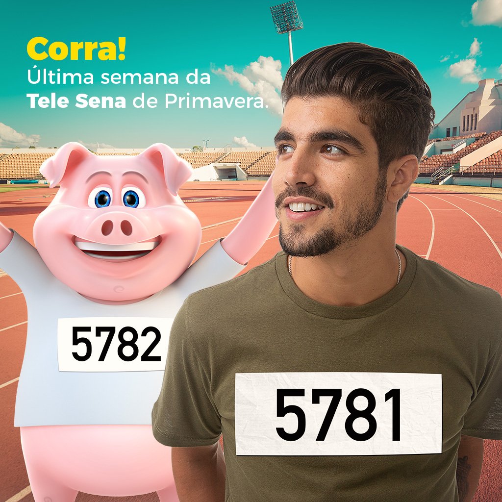 telesenaoficial's tweet photo. A palavra do dia é corre. Corre pra lotérica ou correio mais próximo e garanta a sua Tele Sena. Corre por que são prêmios de até R$1 milhão. E, corre que a hora da virada é agora. CORRE!!!! #Corre #CorreCorreCorre #MudeComTeleSena #PodeSonharQueDá https://t.co/hEz5khrCMj