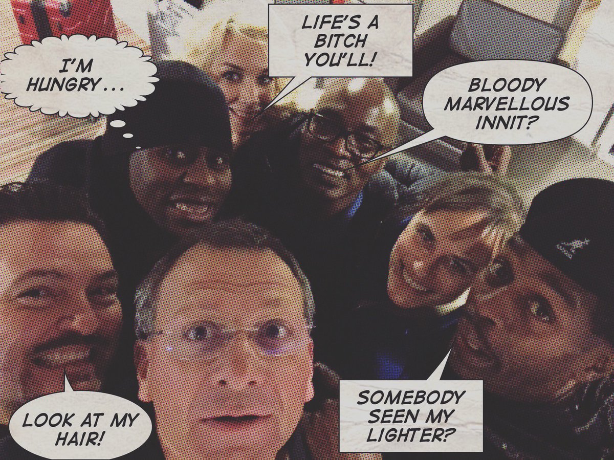 BAmusicALLISON's tweet photo. Our 2018 Rufs Blues Caravan CREW! We traveled Europe and met a lot of wonderful people and had such a great time! Thanks to all who made this tour happen! #bluescaravan2018 #bernardallison #mikezito #vanjasky #rogerinniss #rufrecords @zitorox @roginnissbass @vanja1sky @rufrecords https://t.co/BQArUPVMGX