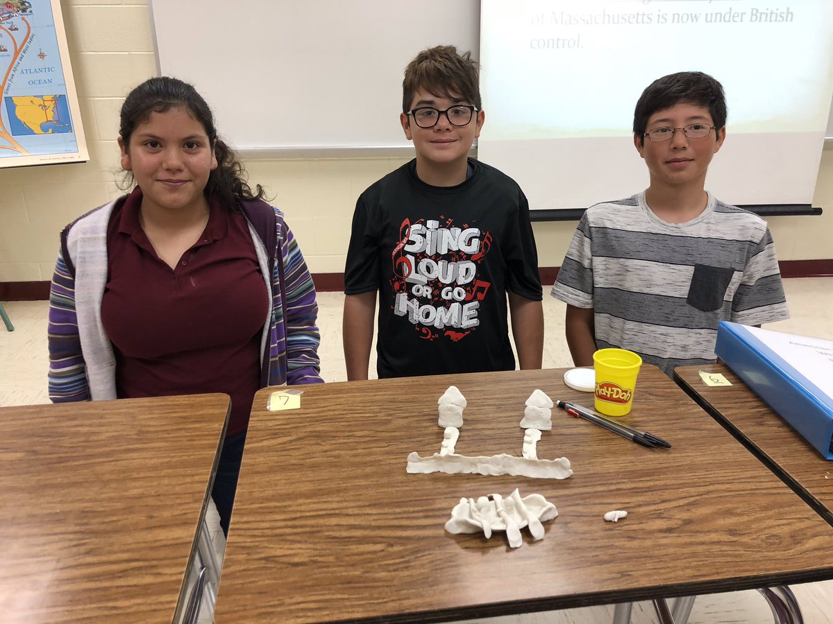 Play-doh representations of the Intolerable Acts in Mr Whittens 8th grade SStudies class #creativelessons at VernonMS #studentcentered <a href="/ArelyRTamez/">Arely R. Tamez</a> <a href="/jrv206/">Joseph Villarreal</a> <a href="/HarlingenCISD/">HCISD</a> <a href="/DrCavazosSuper/">Art Cavazos</a>