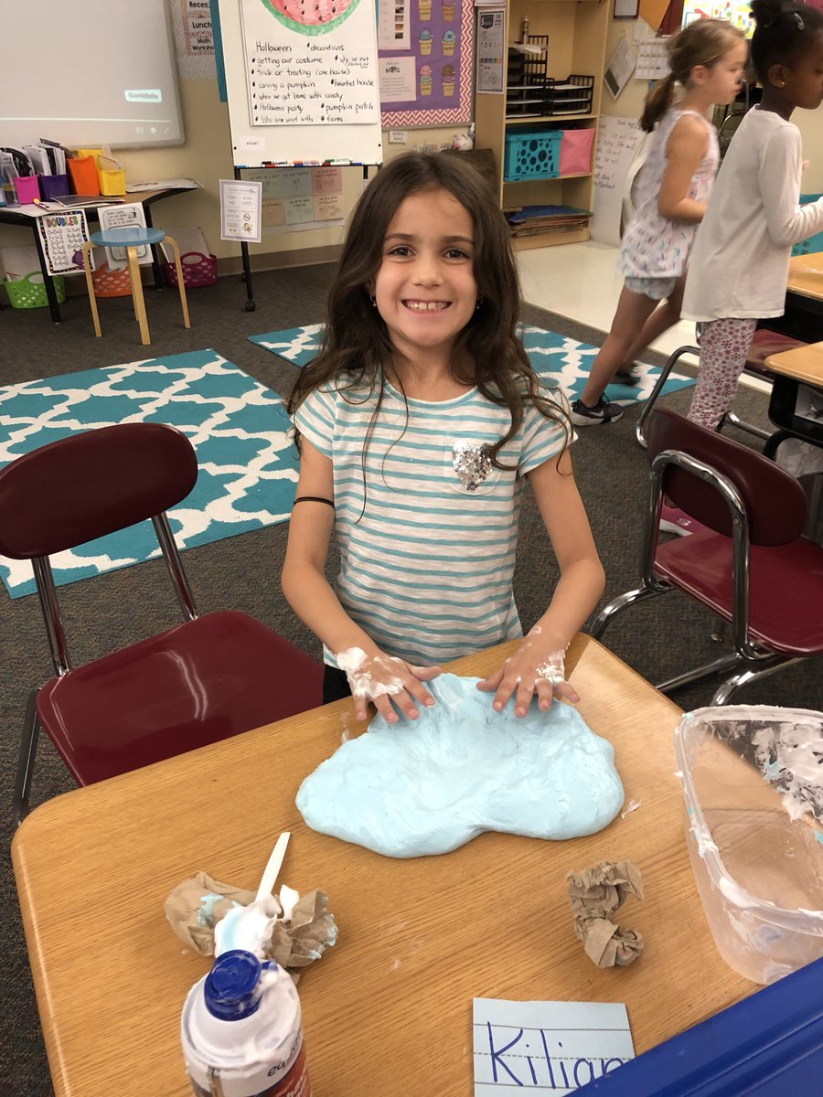AngEberhart's tweet photo. It’s Slime Time for after school enrichment! It’s a ton of messy fun! https://t.co/rU7i1N5TSO