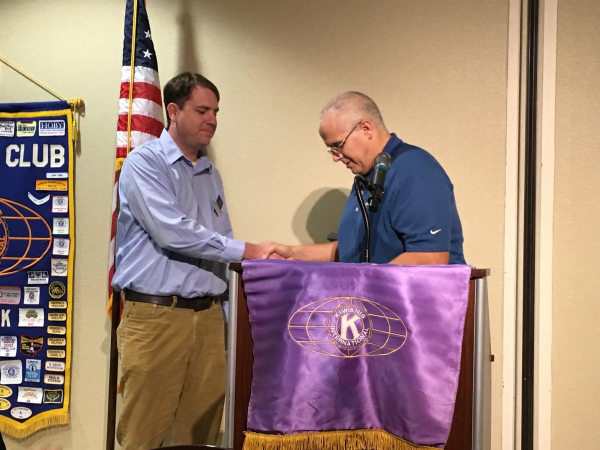 NewarkKiwanis's tweet photo. Monday we installed new officers/directors.  Seth Roy was installed as President.  Phil Frye was installed as President-elect.  Casey Claxon was installed as Vice President.  Mareion Royster was installed as Immediate Past President.  Dave Whiteman was installed as Treasurer. https://t.co/DC6PEjlkjN