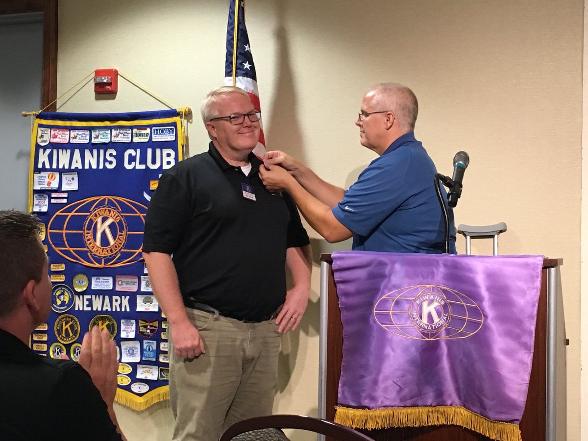 NewarkKiwanis's tweet photo. Monday we installed new officers/directors.  Seth Roy was installed as President.  Phil Frye was installed as President-elect.  Casey Claxon was installed as Vice President.  Mareion Royster was installed as Immediate Past President.  Dave Whiteman was installed as Treasurer. https://t.co/DC6PEjlkjN