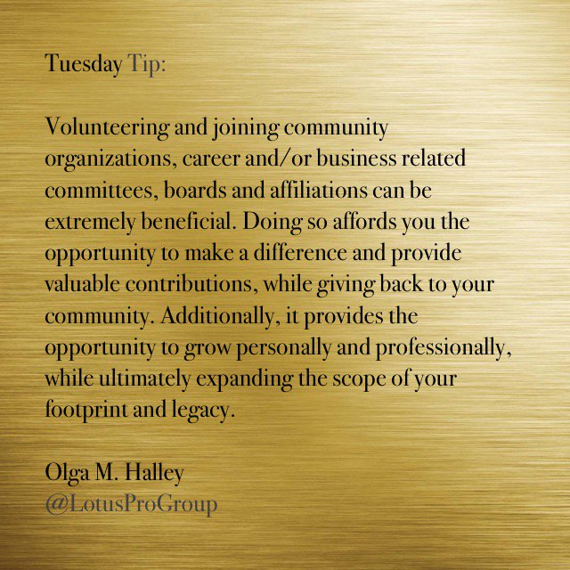 LotusProGroup's tweet photo. Today's #TuesdayTip reminds us of the impact and benefits of community service. #LotusProfessionalGroup #LPG #executive #executivesearch #recruiting #hr #southflorida #professional #wealthmanagement #empowerment #kindness #communityservice #volunteer #giveback https://t.co/MRrjXm6E1k