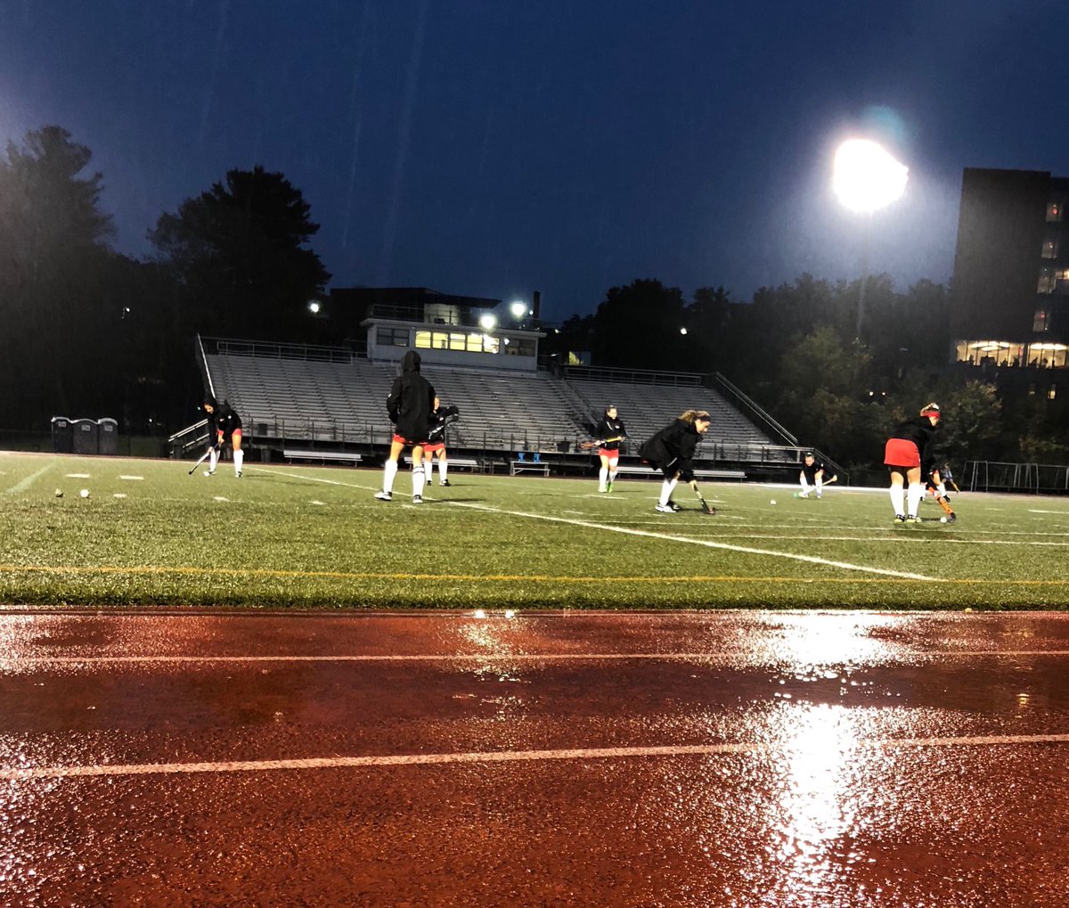 Big LEC game tonight with Worcester State. No rain no gain