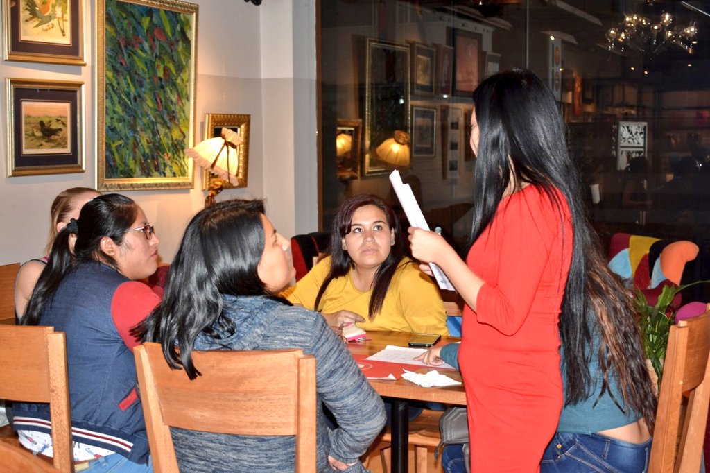 IstfqEc's tweet image. ¡ISTFQ Language Exchange Meeting! 🤓 Un encuentro para poner en práctica lo aprendido 📚 Conoce la fechas de los próximos meetings en nuestras redes sociales ¡No te lo pierdas! #IdiomasISTFQ #LanguageCenter