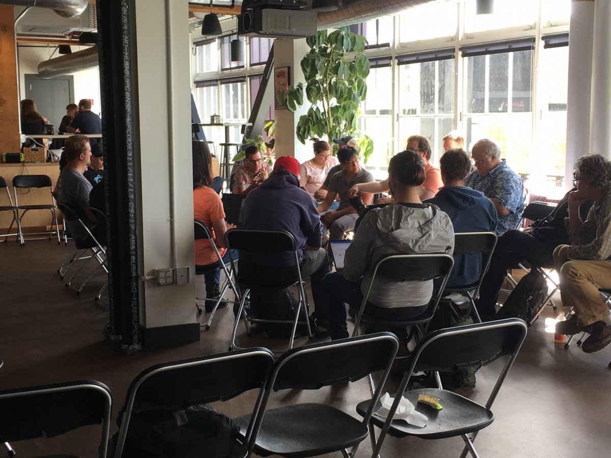 PrgsChef's tweet photo. Big thanks to our Community Summit attendees for their participation in Seattle today! You chose the right issues and the right people showed up to discuss them. That's the beauty of Open Spaces! #ChefSummit #ChefFriends https://t.co/gHtUrVS9rW