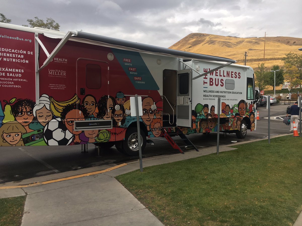 UofUNDPP's tweet photo. Take a tour of the @UtahWellnessBus while we take a break before our poster session begins! #dodi https://t.co/11FEosAbrL