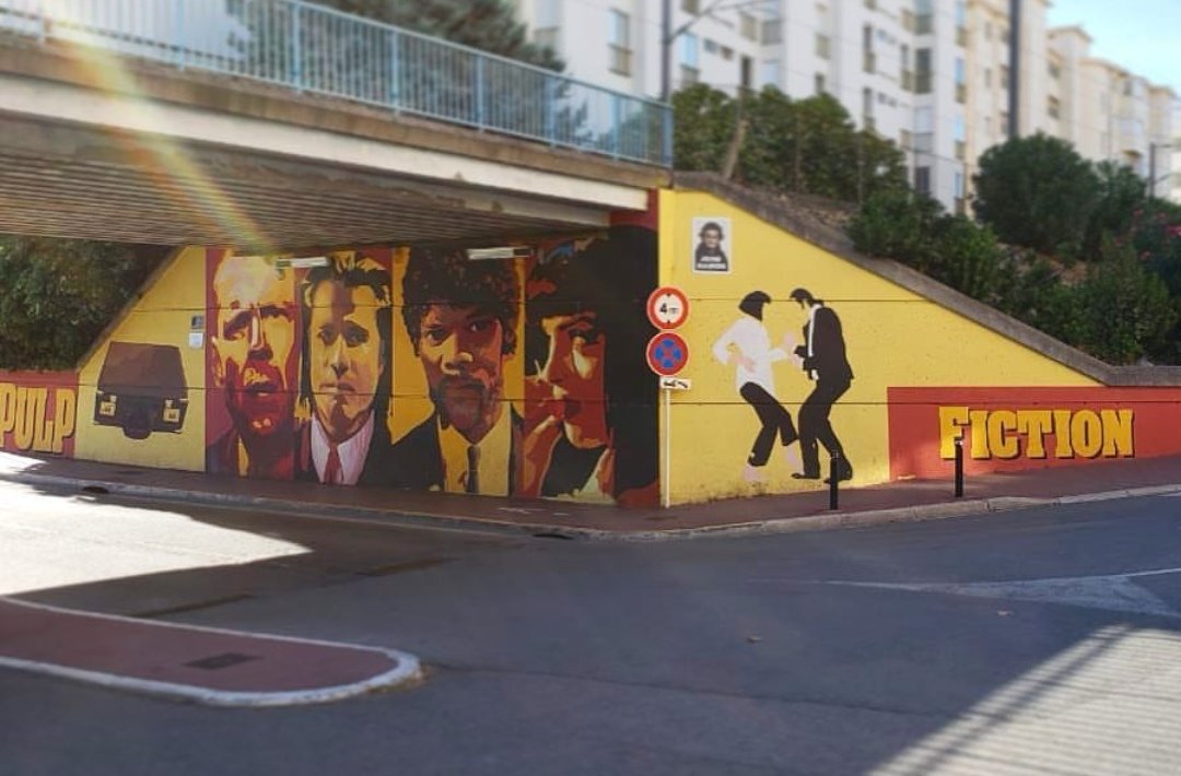 pulp fiction graffiti