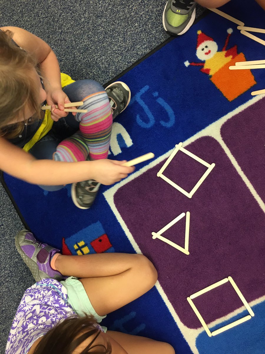 MVESPeacemakers's tweet photo. We are learning about shapes! #triangle #threesides #threecorners #threevertices #triangleandsquare #hecouldntfit https://t.co/hCiVoAZTto