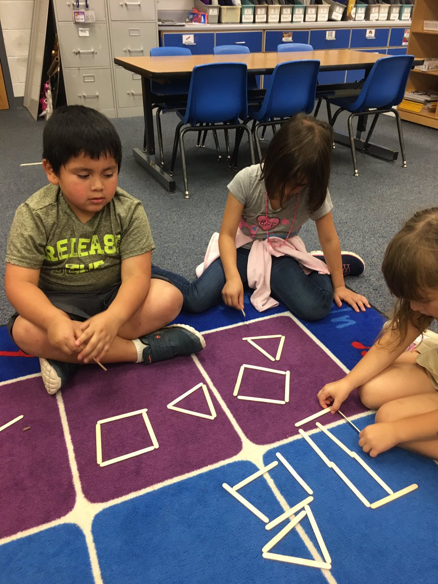MVESPeacemakers's tweet photo. We are learning about shapes! #triangle #threesides #threecorners #threevertices #triangleandsquare #hecouldntfit https://t.co/hCiVoAZTto