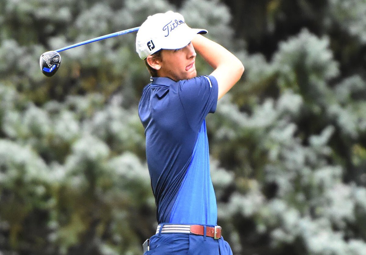 BradCochi's tweet photo. Peak to Peak junior Davis Long, the 2017 state champ, shot an even-par 70 at Boulder Country Club today to finish 3-over for the tournament and place third at the Class 3A state championships. #copreps @p2pstuco https://t.co/3cnfHYIR3K