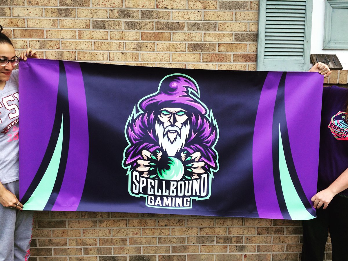 CustomEsport's tweet photo. Check out this beautiful wall banner for @Spellbound_GG !!!

Want your own custom gear? Visit https://t.co/TRpswpOu5n 
(You can customize almost anything!)

#esports
#CEG https://t.co/O87lED5qUE