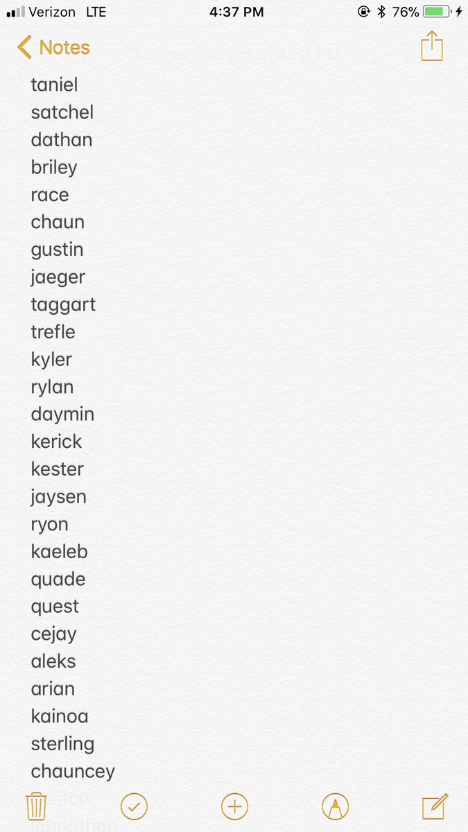 This Woman Posted All the "Best White Boy Names" She's Seen on Twitter