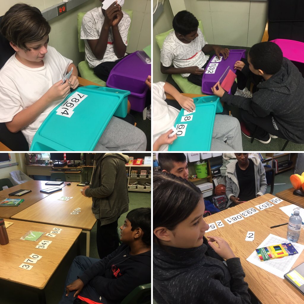 HeatherKearns6's tweet photo. Place value cards! Can you read this number? How would you write it in words? Extended form? Now show Mr. Richards what you have! @tdsb_SMPS #mathconceptions #EngageMath #worktogether #intermediategrades #weareallmathbrains @TDSBmath411 @iamprinceduah https://t.co/dyzvbL2H7j