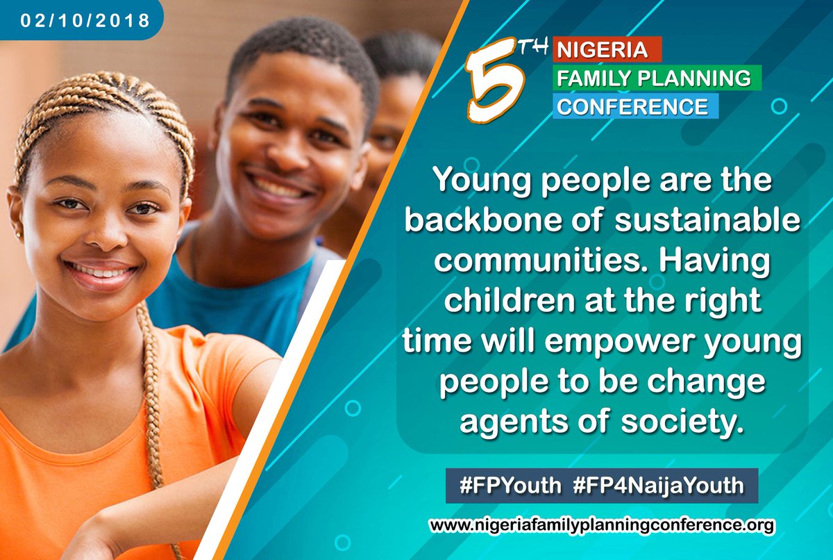 Empower young people to avoid unwanted pregnancy and unsafe abortion by investing and providing them with #familyplanning #SRHR #FPYouth #FP4NaijaYouth #FPVoices #FP2020Progress
