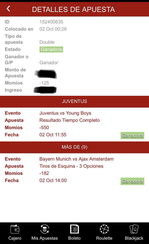 CesarRomo85's tweet photo. @ApuestasPicksP1 Otro día mas ganando..!! 🤑🤑 @calientesports bien cobrado https://t.co/tniTcbvFl5