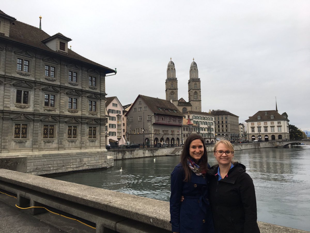CIPchinooksask's tweet photo. CIP Reunion in Zurich, Switzerland today after a long day of presenting info to agents about @GPCollege and @hazletschool1 ! https://t.co/X1xtcs88LE