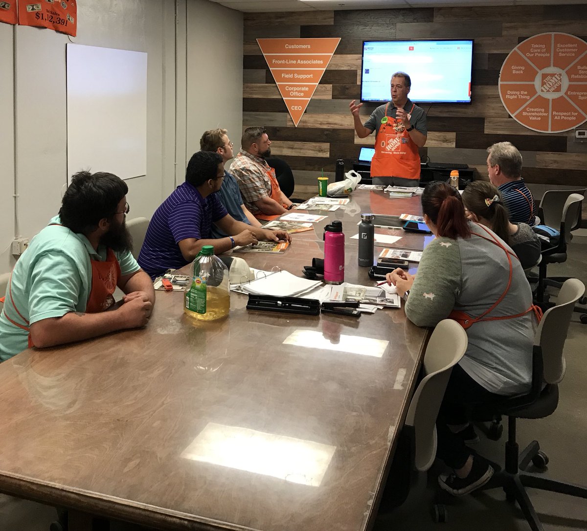 AudraTHD's tweet photo. Specialty Tuesday PK 6556. Thanks to SM Tim and SASM Robert for having us! @StaceyTank @DerekTHD @THDJAKEM @THDRyanSilcott
@SHAMWOW99 @thdmichaelbell @scottwhiteHD @THDPatti @jreed4401 @LegalleyF @RonSerpaio @MervinTHD #GreenDotNation #dontcheckthebox #TexasMakeOverTakeOver https://t.co/60VQo49w30