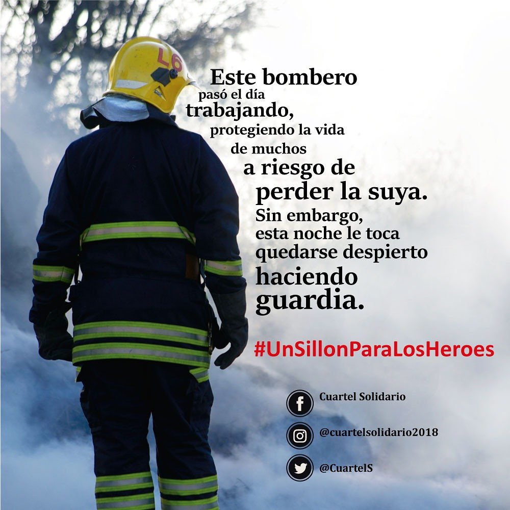 CuartelS's tweet photo. ¿ quién se suma? 👀💪usa el hashtag #unsillonparalosheroes y hace posible esta campaña para la comodidad del Cuartel sur de Trelew..😉🚒 https://t.co/GjH9oavyCk