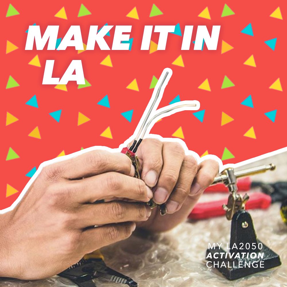 wemakeitinla's tweet photo. @LA2050 thinks we’re making LA the best place to learn, create, connect, live, and play. We are delighted to be a 2018 Honorable Mention! #LA2050 #ActivateforLA #makeitinla #madeinla #manufacturing https://t.co/31BYCJdolY