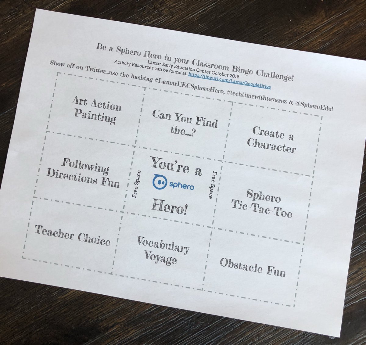 LTavarezECISD's tweet photo. Such a great time with Lamar Teachers today kicking off our #LamarECCSpheroHero October Challenge! Absolutely love sharing ideas with teachers & seeing how much better theirs are than mine...looking forward to this month & what they come up with! @SpheroEdu #techtimewithtavarez https://t.co/CLOYQYbW6d