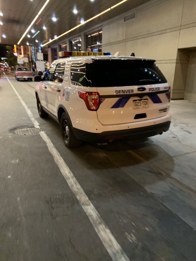 DENbikelanes's tweet photo. @molly_mckinley @lernks @DenPublicWorks @StreetsblogDen @USPS Hereโs @DenverPolice setting a great example on this bike lane that @MayorHancock @DenPublicWorks allow to be used as a parking lot. Glen arm and 15/16th. #StreetFail #denver https://t.co/SJZtXRrfMn