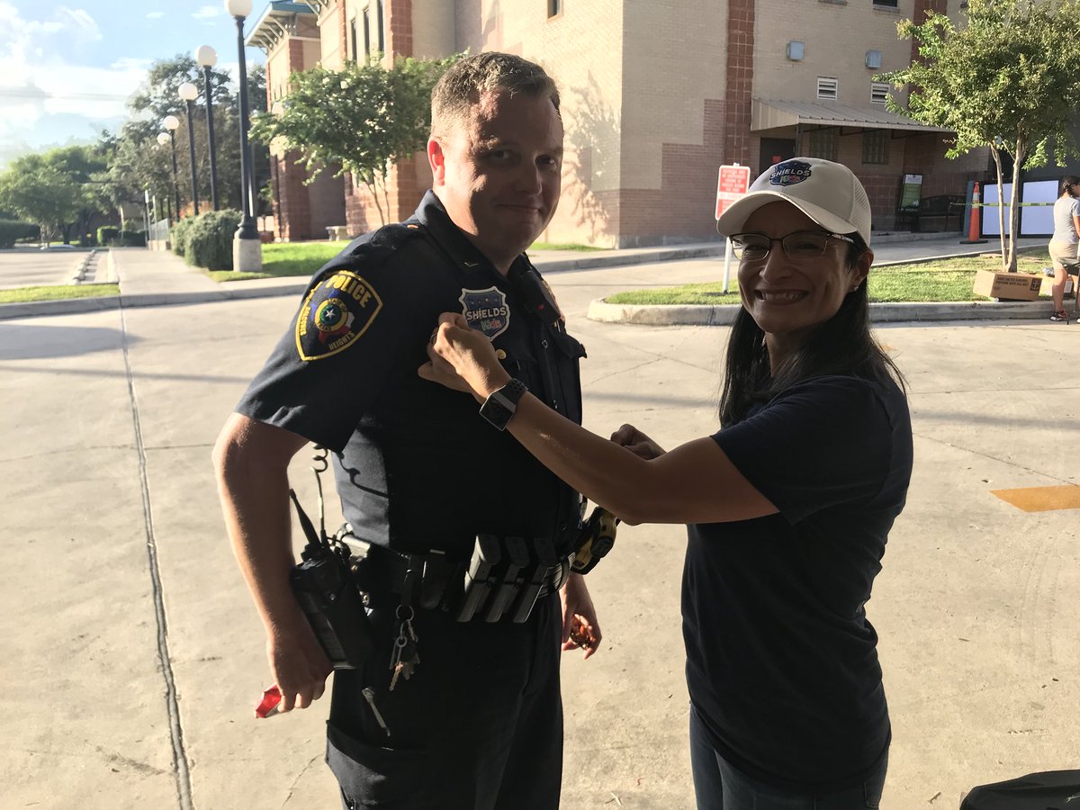 ShieldsforKids's tweet photo. Balcones Heights National Night Out! We are here with BioTechs so come stop by and, if you have kids, we have a face painting station! https://t.co/35HpnlUCPk