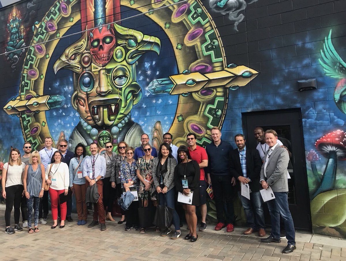 GoodwillKAK's tweet photo. Loving my time in @CityofDenver with the @IndyChamber via the #LEX2018 trip. This pic is from one of our cultural activities—a tour of the @RiNoArt district. Art courtesy of @MPEK36 &amp; @dreadircgod https://t.co/RG9gWNN20l
