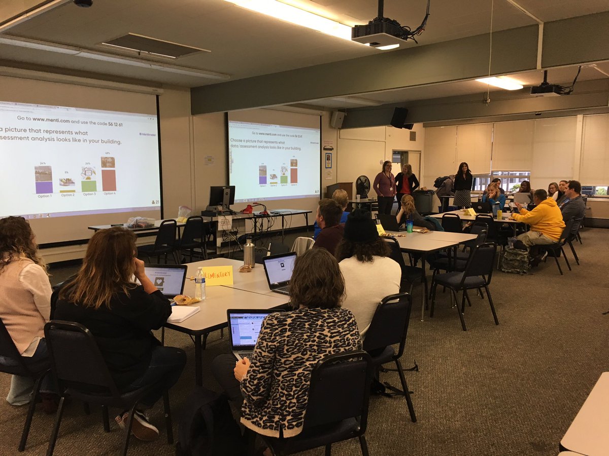 laprofefarias's tweet photo. @DARTtps empowering classroom teachers on data literacy to be teacher leaders in their building! @tacomaschools https://t.co/LwZIKev3Bi