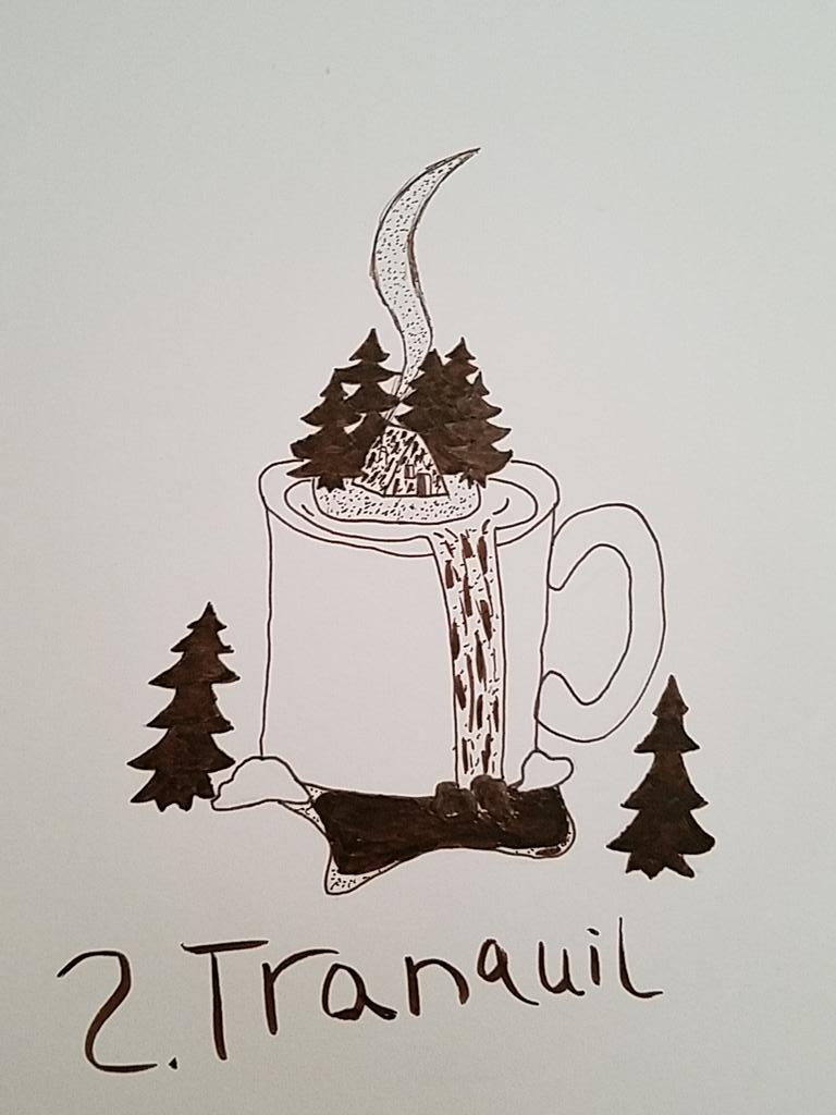 axp2720's tweet photo. Tranquil cup 
#Inktober #Inktober2018 https://t.co/c7sM6t5ASn