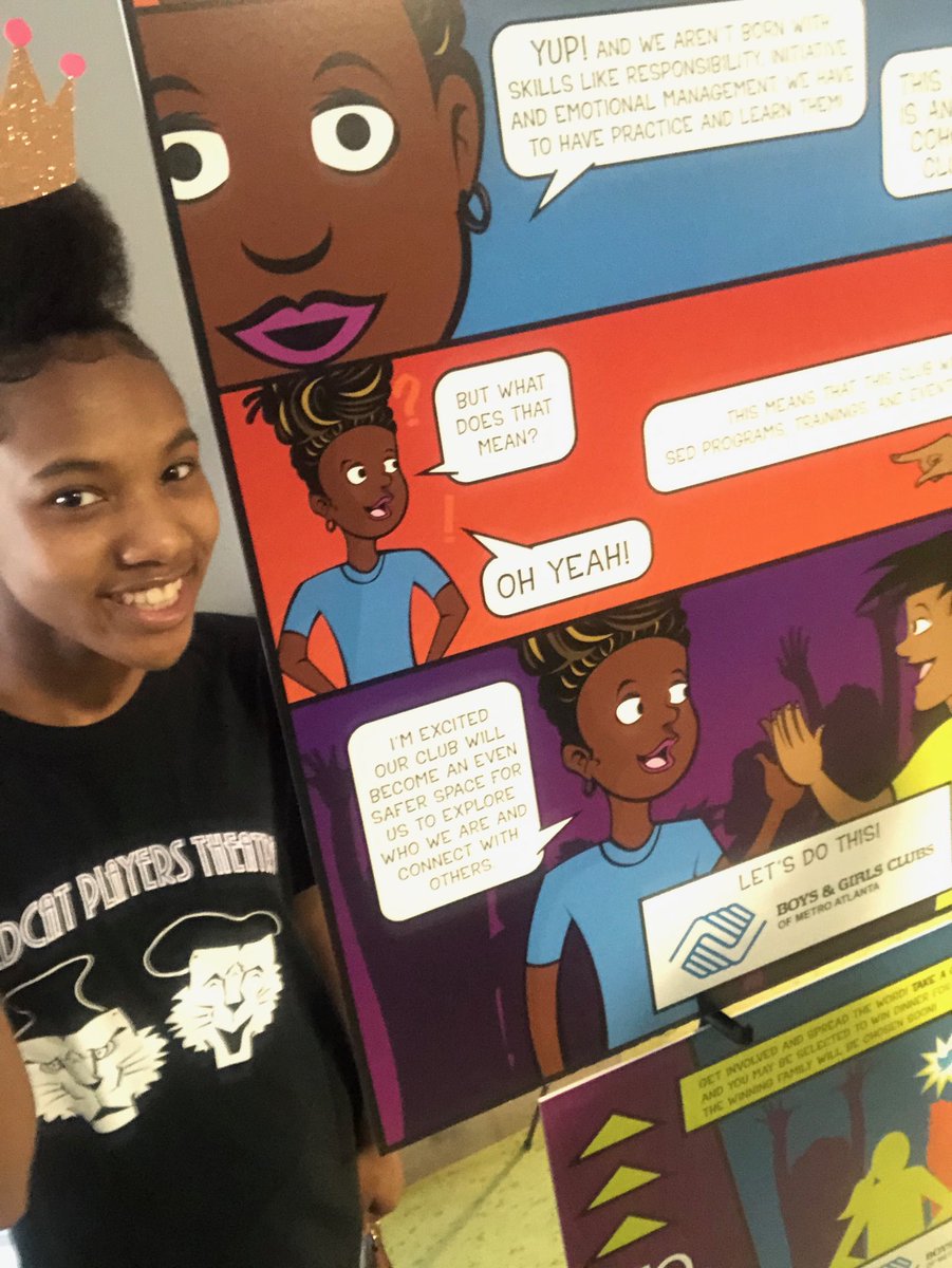 othompkins1's tweet photo. Even the teens are excited about SED!! #aworleysed  @BGCMA_Clubs https://t.co/68Llpmqt20