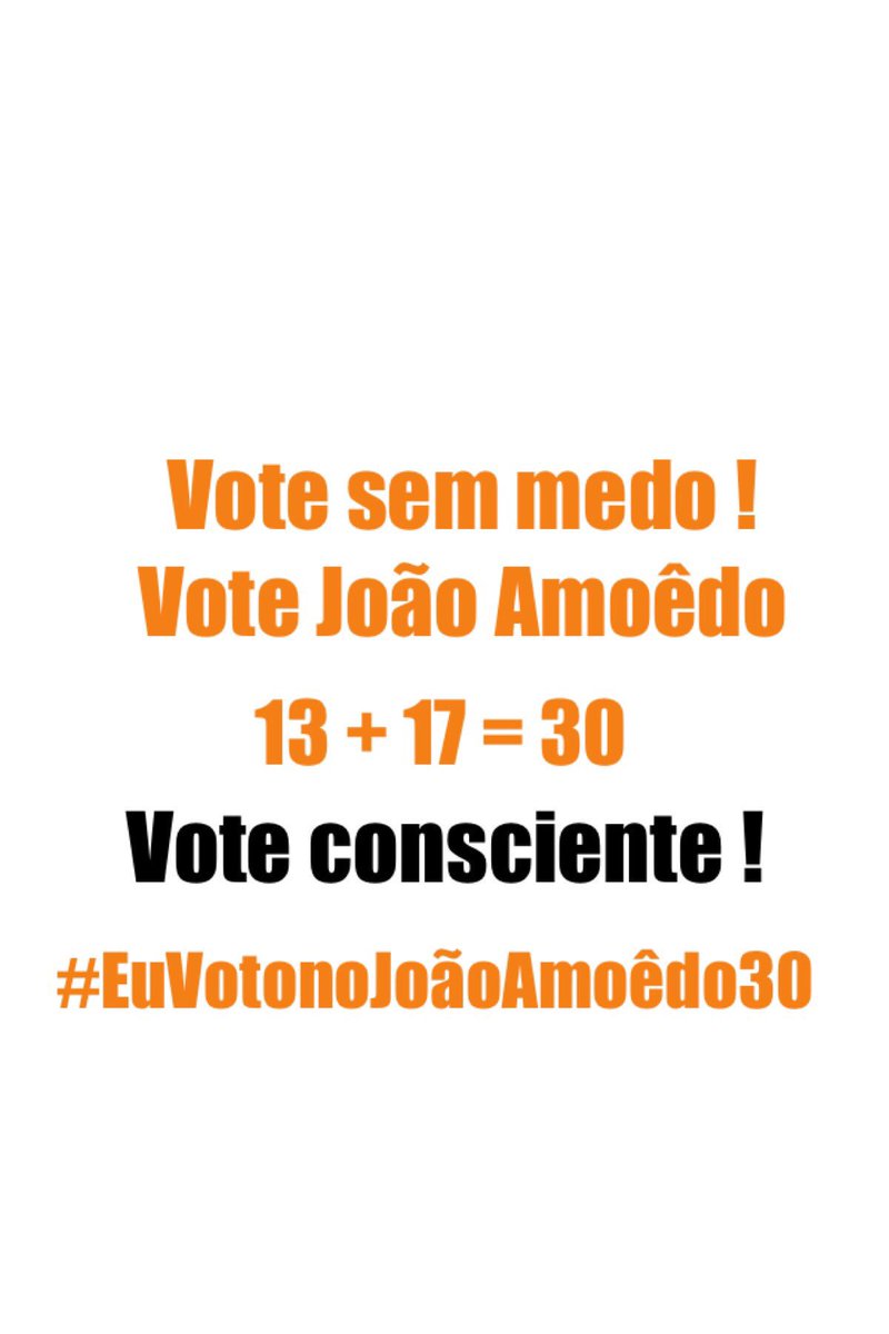 vialves81's tweet image. #EuVotoNoJoao30 @joaoamoedonovo @partidonovo30 #VotoConsciente #VoteSemMedo