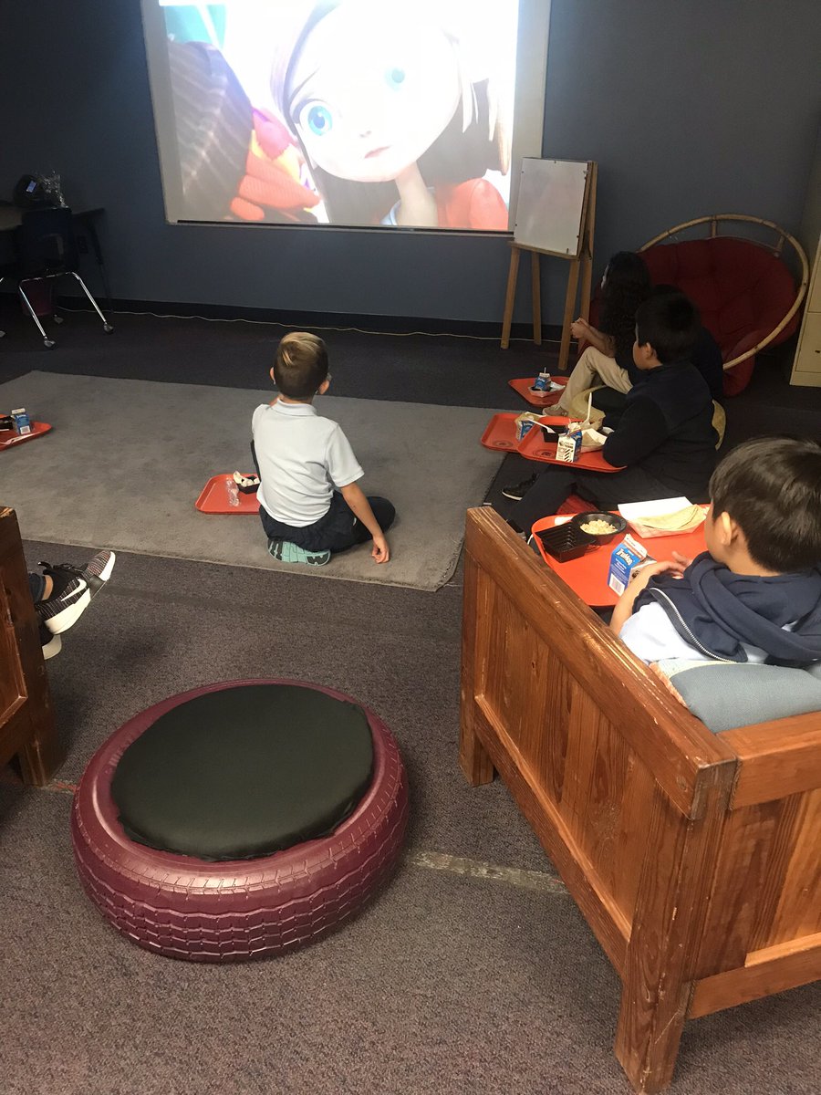 MsHines57's tweet photo. I love when the students get to choose their class prize for meeting their cafeteria ⭐️ goal, and they choose to eat in my room and watch a movie with little ol ME during their lunch 🤗keep up the great work @shamburgerisd  @KJRodas @marukagonzalez1!! #RISDace #risdconnects https://t.co/f4mbNys0ha